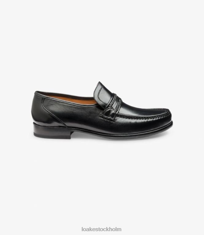 Loake Rom loafers svart X288N65