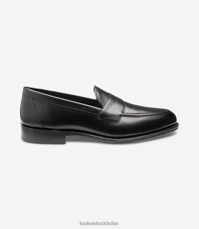 Loake avenbok loafers kolsvart X288N47