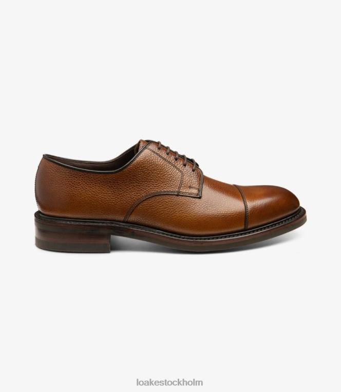 Loake rikligt rena slipsar kastanjebrunt korn X288N147