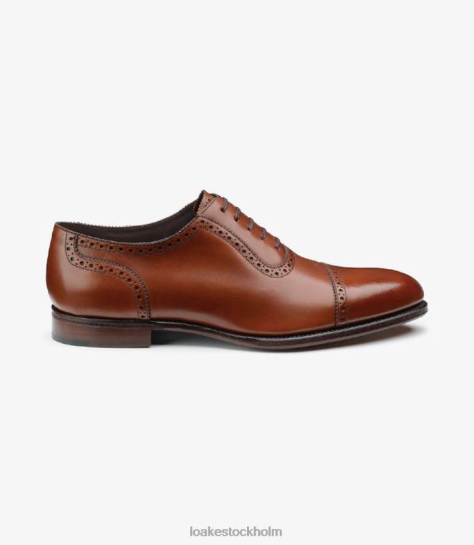 Loake treenighet semi brogues djup mahogny X288N167