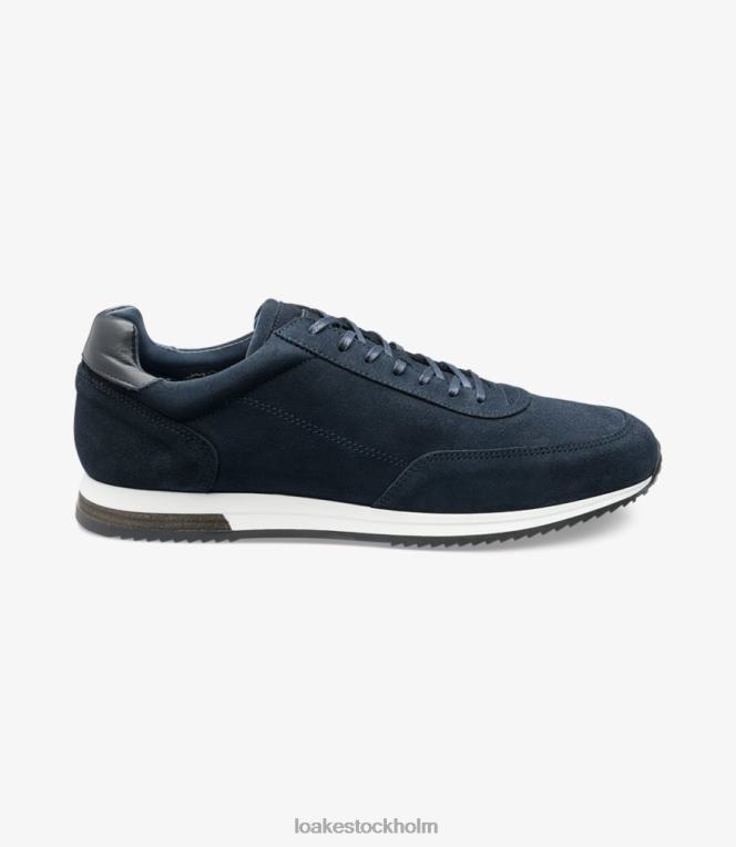 Loake räcke sneakers och sneakers marin mocka X288N42