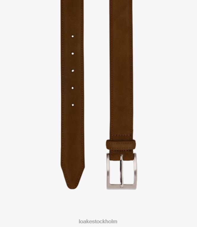 Loake William bälte Tillbehör brun mocka X288N215
