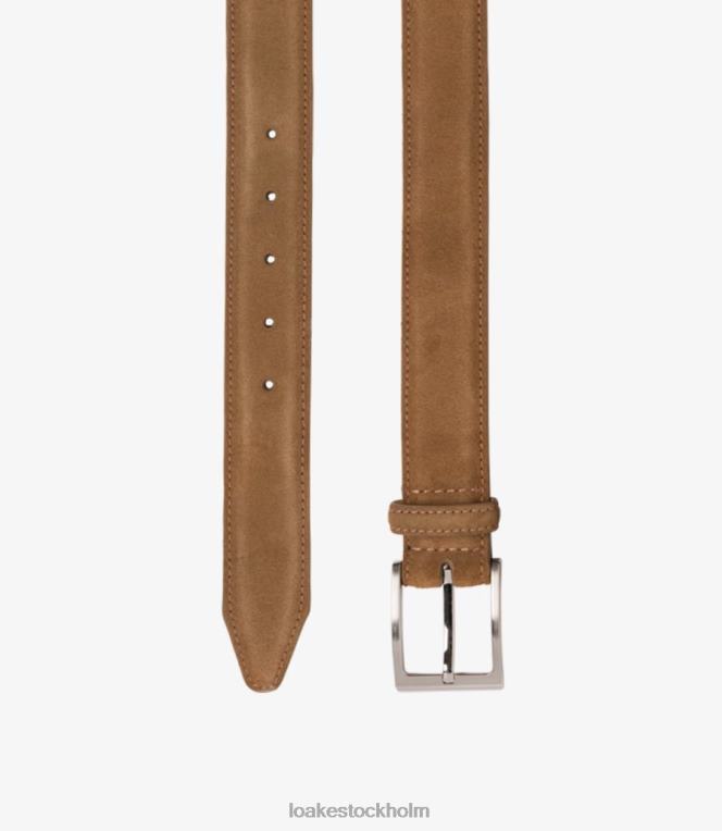 Loake William bälte Tillbehör brun mocka X288N217