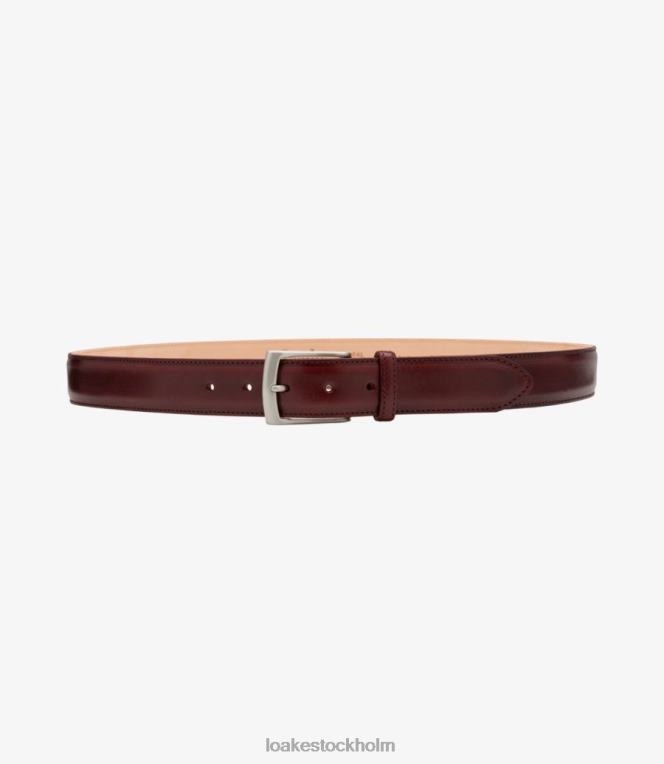 Loake henry bälte Tillbehör vinröd X288N210