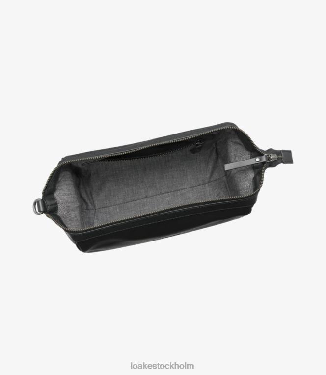 Loake thames tvättpåse läder svart X288N228