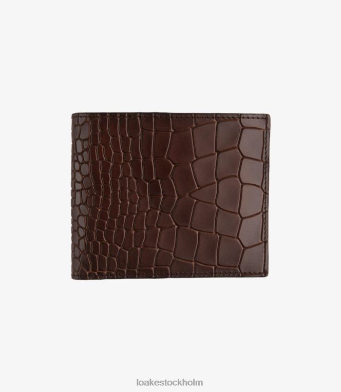 Loake lombard plånbok läder mörkbrun X288N233
