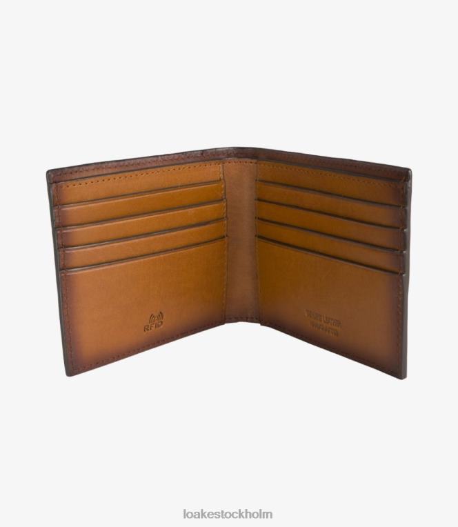 Loake midland plånbok läder brun X288N234